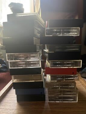 Stack of Cassette Tapes **untested mystery bundle**